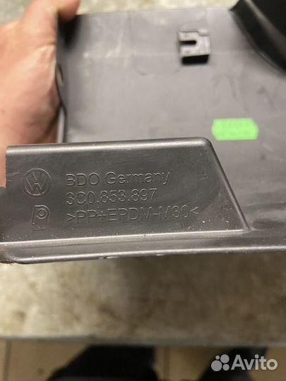 Накладки на пороги volkswagen passat b6