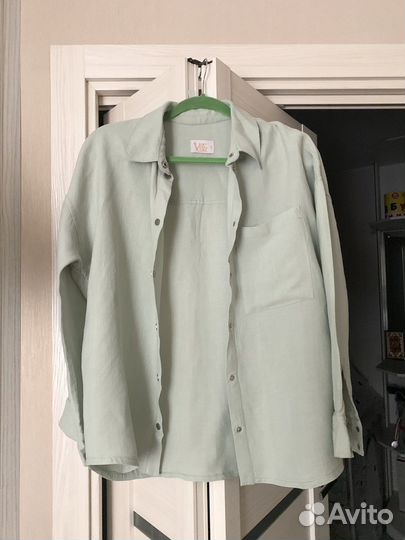 Рубашка изо льна новая