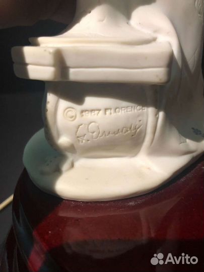 Лампа настольная винтаж италия