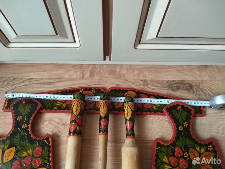 Деревянные доски набор хлебница хохлома