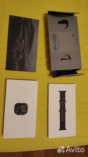 Смарт часы apple watch ultra 2 49mm чёрные 2024