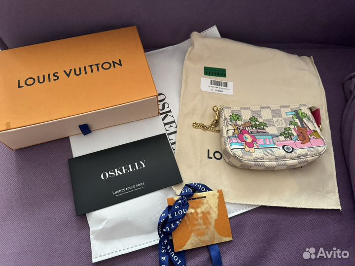 Сумка оригинал mini pochette louis vuitton лимитка