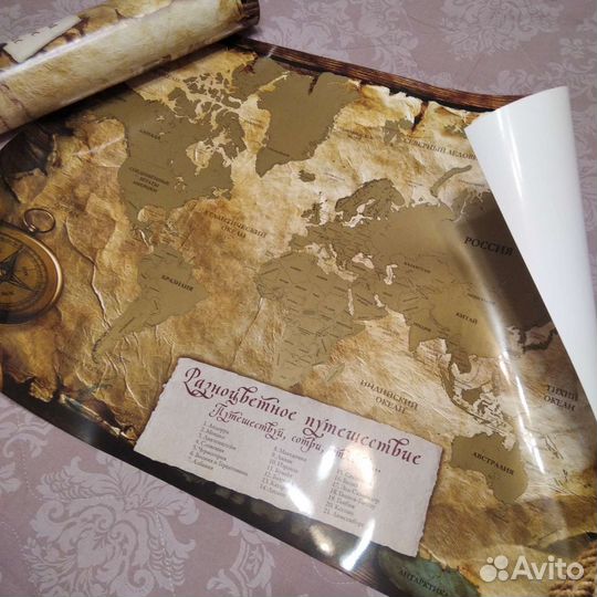 Скретч карта мира