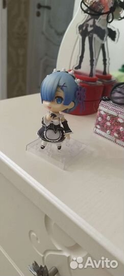 Аниме фигурка нендороид рем ре зеро