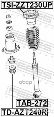 TD-AZT240R отбойник амортизатора заднего Toyot