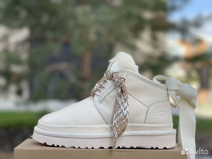 Угги Женские Ugg Neumel FT White Leather