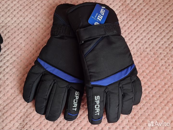 Перчатки зимние теплые мужские