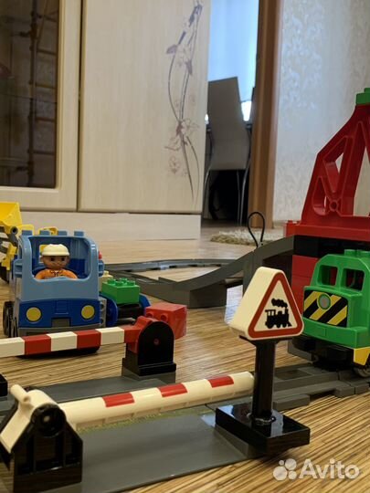 Lego duplo грузовой поезд