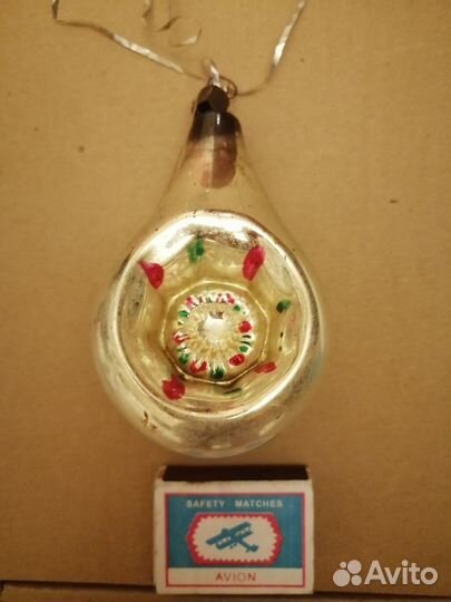 Советские елочные игрушки СССР Фонарики 2 шт