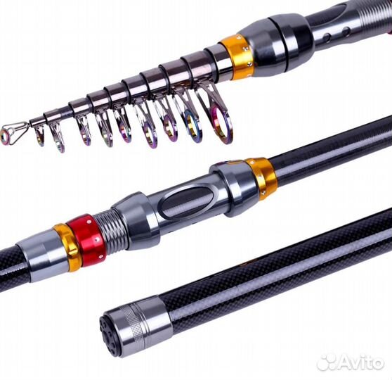 Телескопическое удилище, длина 1,8 м