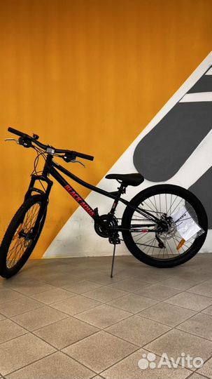 Велосипед black aqua cross 24 черный