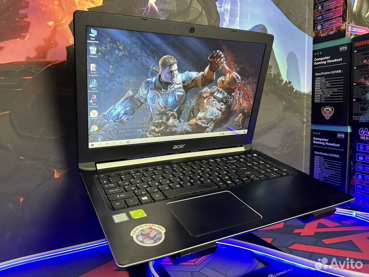 Игровой ноутбук Acer i5-7gen 20озу 4gb видео SSD