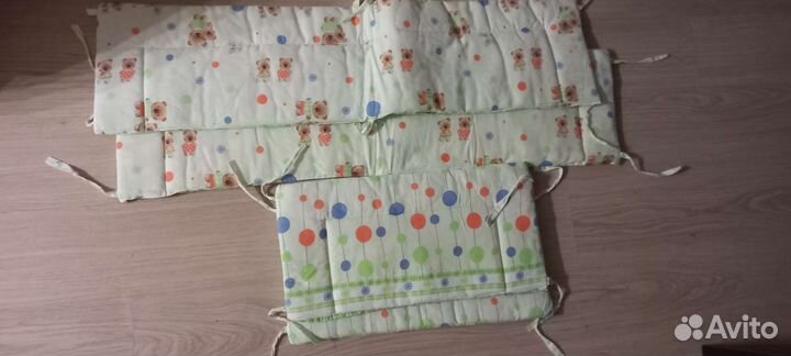 Бортики в детскую кроватку бу