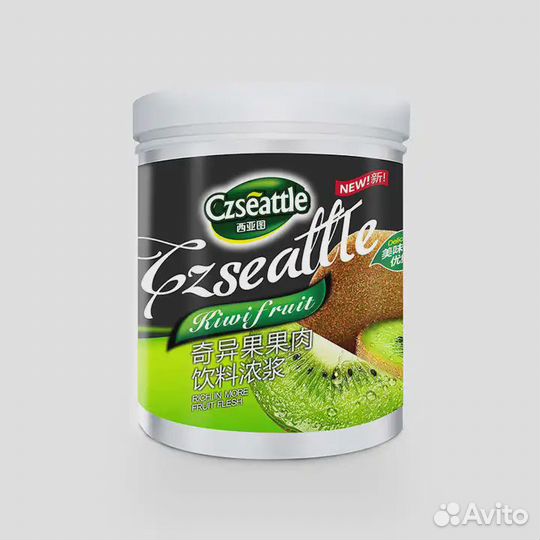 Джем с кусочками из киви для напитков Бабл Ти