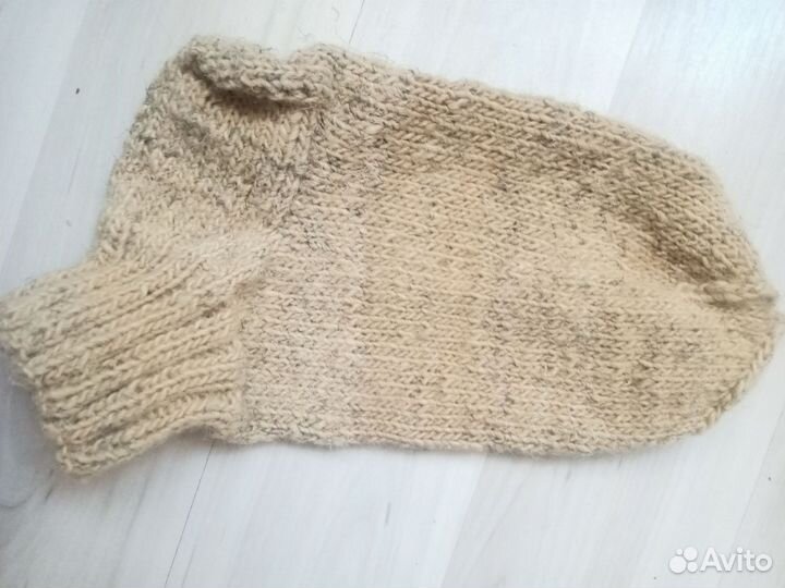 Носки вязанные овечья шерсть 37-38