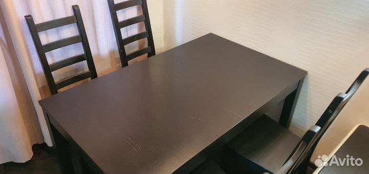Кухонный стол и стулья комплект бу