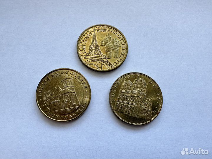 Коллекционные монеты из Парижа