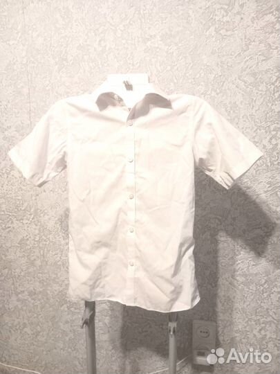 Рубашка для мальчика 140 новая