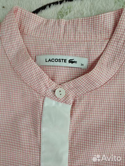 Рубашка lacoste женская 34р