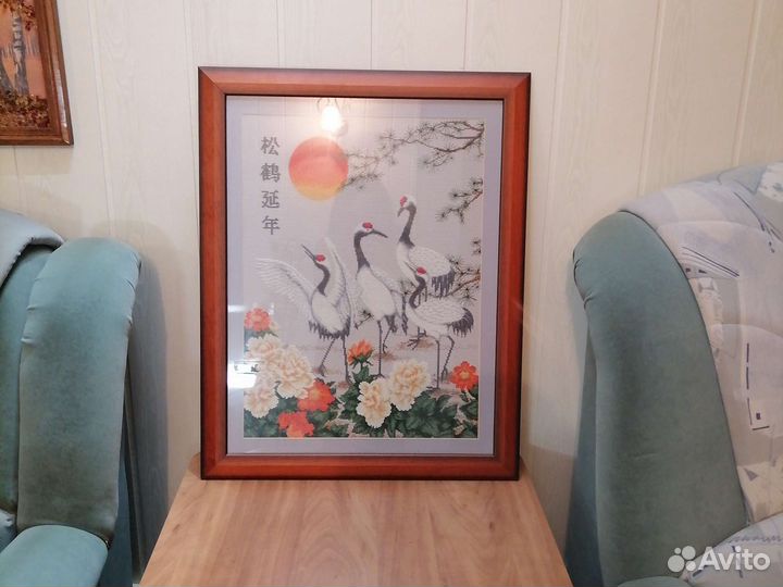 Картина вышитая крестом