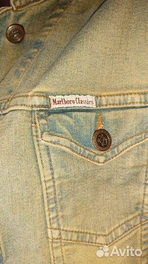 Джинсовая куртка. Винтаж. Marlboro