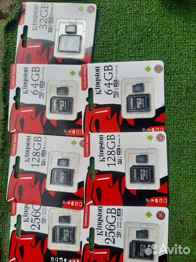 Карта памяти MicroSD 10класс 128, 256,64,32гб