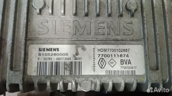 Эбу мозги Renault Clio Megane АКПП K7M S115303202