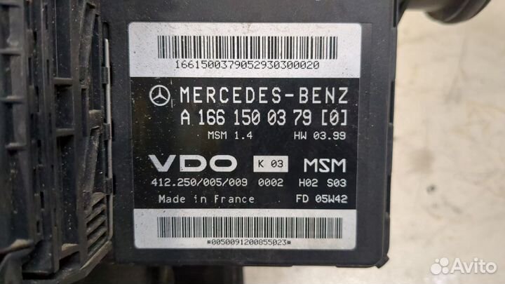 Блок управления двигателем Mercedes A W168, 1999