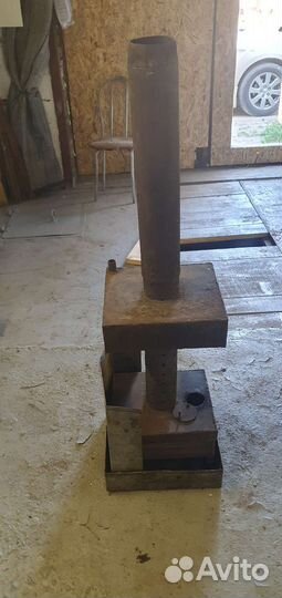 Печь буржуйка на отработке