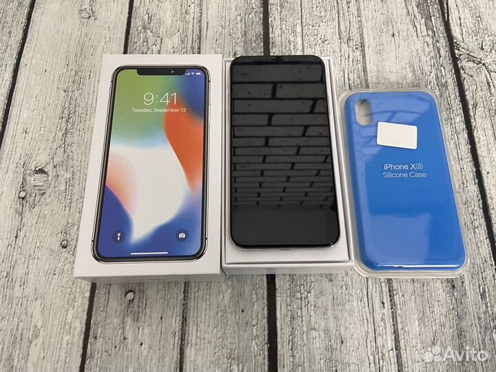 iPhone X 64 gb gray A1387
