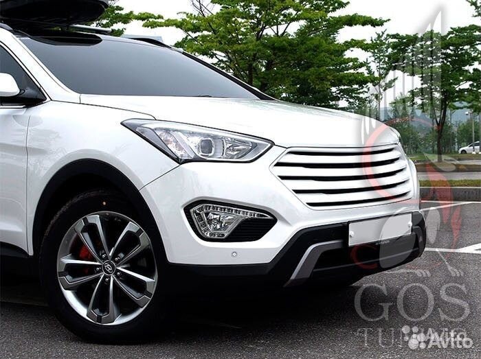 Решетка радиатора Sport на Hyundai Grand Santa Fe