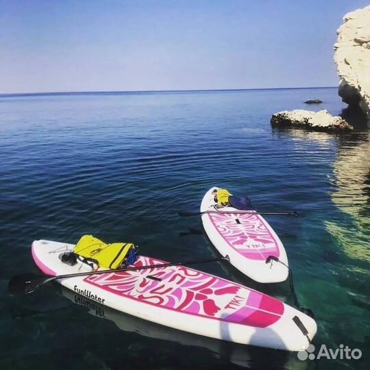 Сап-доска Sup борд Funwater New Tiki Pink 11