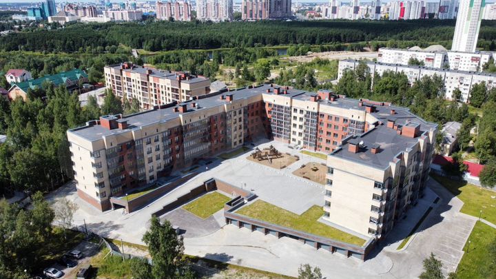 2-к. квартира, 61,6 м², 2/6 эт.