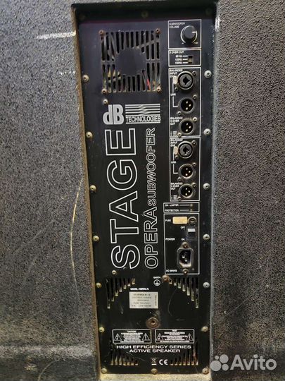 Активный сабвуфер db technologies opera