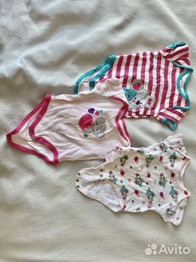 Детские вещи пакетом 50-68 на девочку
