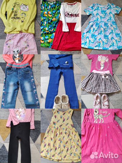 Детская одежда для девочек пакетом