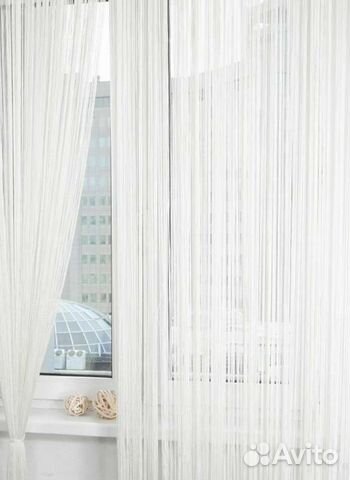 Кисея Шторы нитяные 3*3 метра