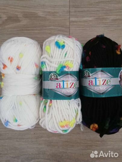 Пряжа alize lanagold и maxi flower