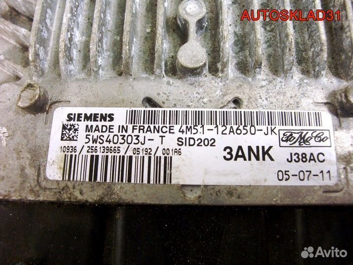 Блок эбу Ford Focus 2 1,8 tdci 4м5112а650jk