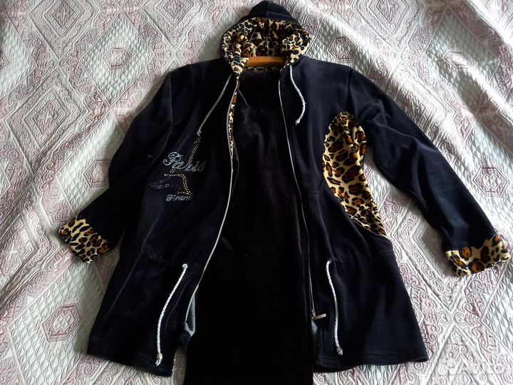 Велюровый спортивный костюм 48 50