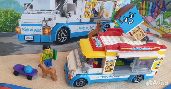 Lego city фургон с мороженым