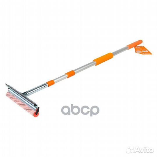 Щетка для мытья стекол телескоп. с порол. и вод