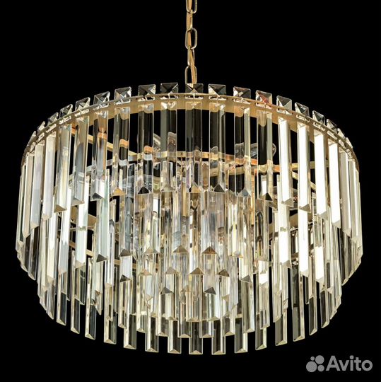 Люстра хрустальная бу