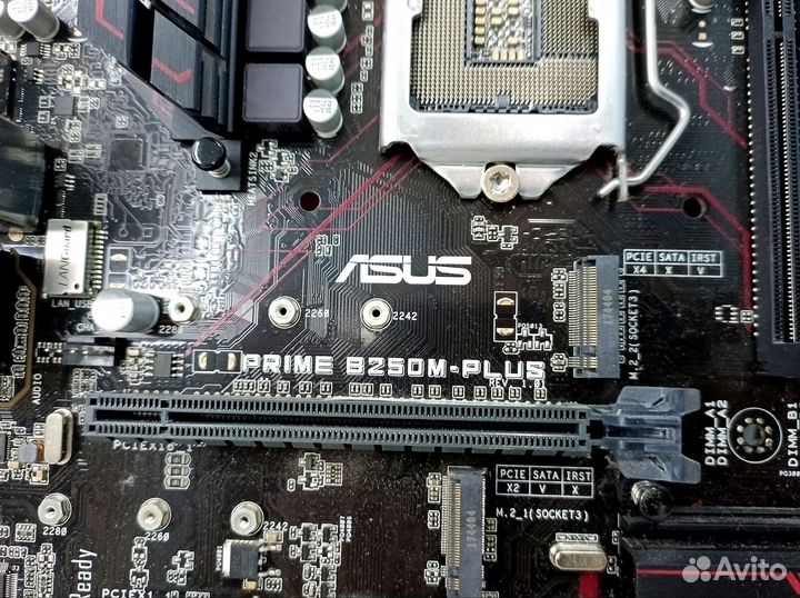 Материнская плата Asus prime b250m-plus