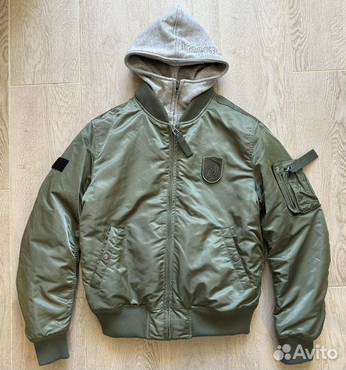 Оверсайз бомбер Ma-1 в стиле Alpha Industries