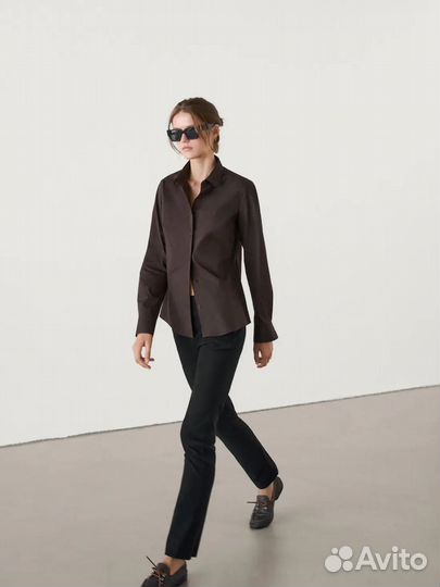 New Рубашка Massimo dutti стрейч M Испания