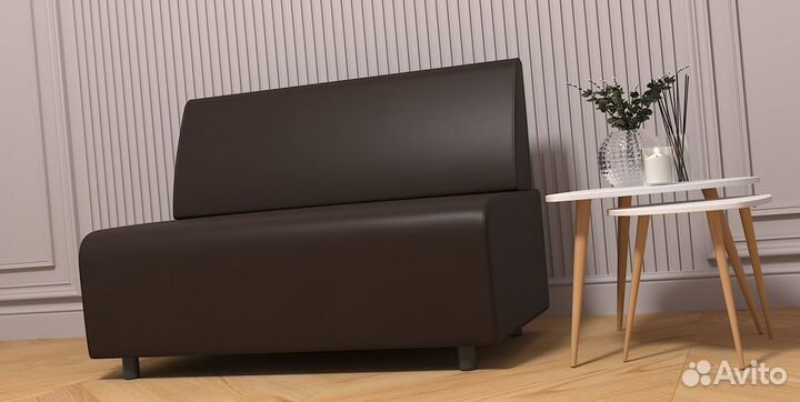 Кожзам диван офисный