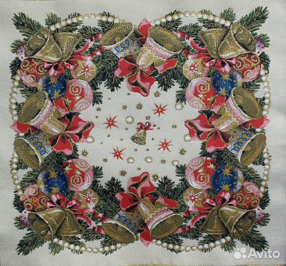 Зимние снежные сюжеты, новогодний гобелен