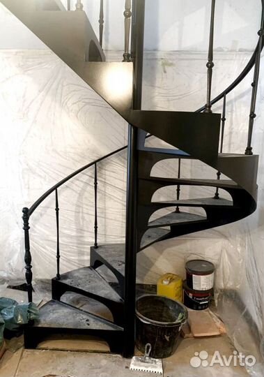 Лестничный каркас под ключ