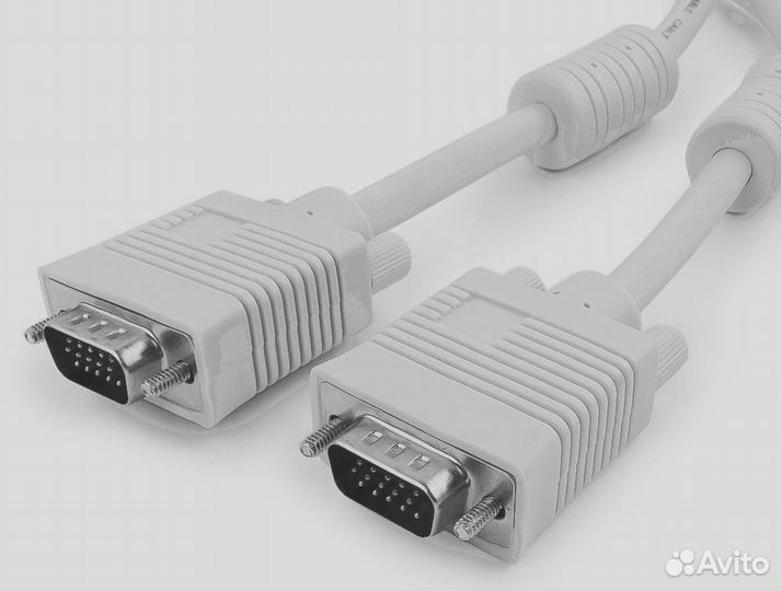 18+ м Кабель VGA/svga (d-sub) 15PIN папа-папа